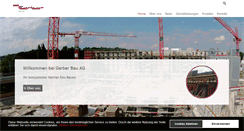 Desktop Screenshot of gerberbauag.ch